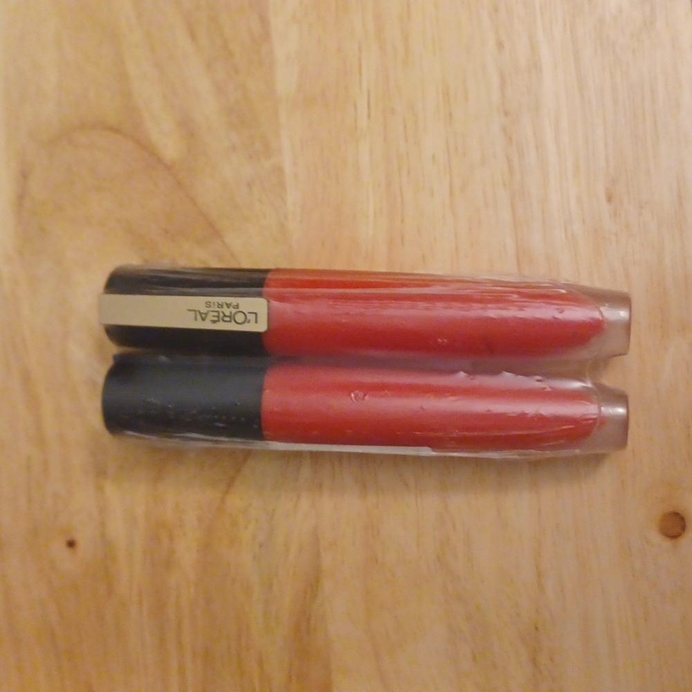 L'Oreal Rouge Signature Lightweight Matte Lip Stain #454 Red Twin Pack